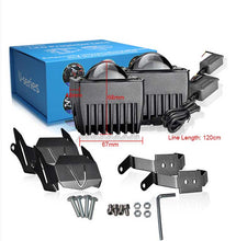 Load image into Gallery viewer, Carolyn U9 Plus 2.0'' Bi LED Projector Lens 12V 58W 3800LM Car Headlights Kit Retrofit Universal