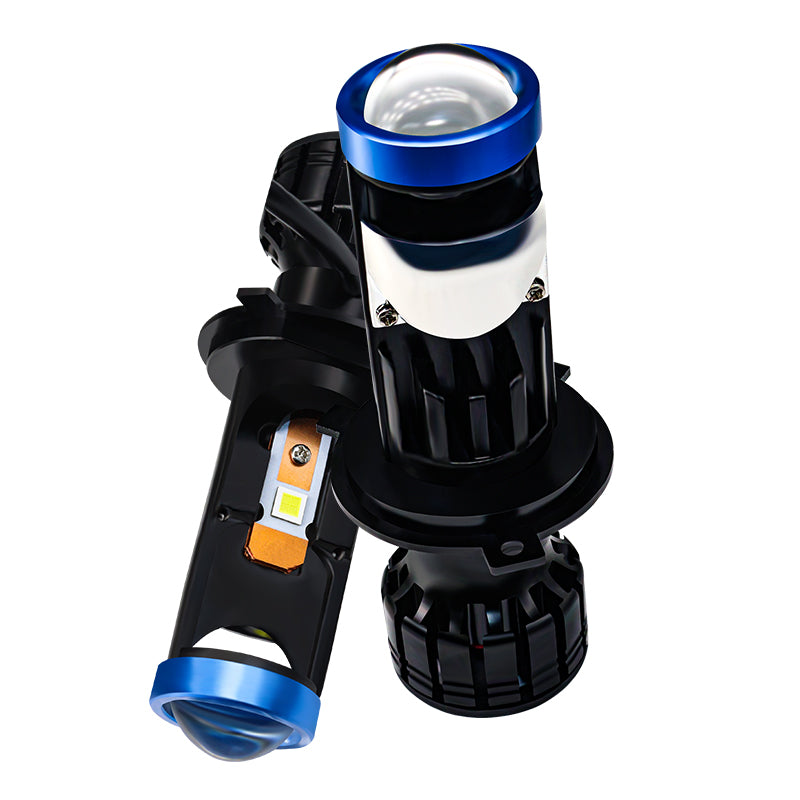 Caroly Canbus 110W Lamp H4 LED Mini Projector Lens Automobles Bulb 16000LM Conversion Kit Hi/Lo Beam Headlight 12V24V lighting