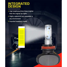 Load image into Gallery viewer, Carolyn Auto led headlamp S1 fanless CSP chips 50W 8000LM 6500k 9005 led headlight