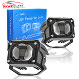 Carolyn U9 Plus 2.0'' Bi LED Projector Lens 12V 58W 3800LM Car Headlights Kit Retrofit Universal