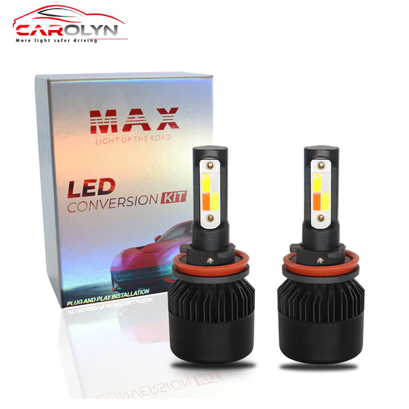 Carolyn H4  LED Headlight H1 H7 H8 H11 HB3 HB4 100W  Lights 4 Color Flash Auto Lamp Car Automobiles 12V 24V