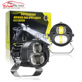 1500M High Low Beam Led Fog Driving Lights, Combo Beam Dual Color White Yellow Mini Off Road 3Inch Led Driving Light