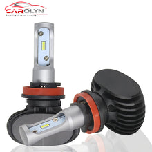 Load image into Gallery viewer, Carolyn Auto led headlamp S1 fanless CSP chips 50W 8000LM 6500k 9005 led headlight