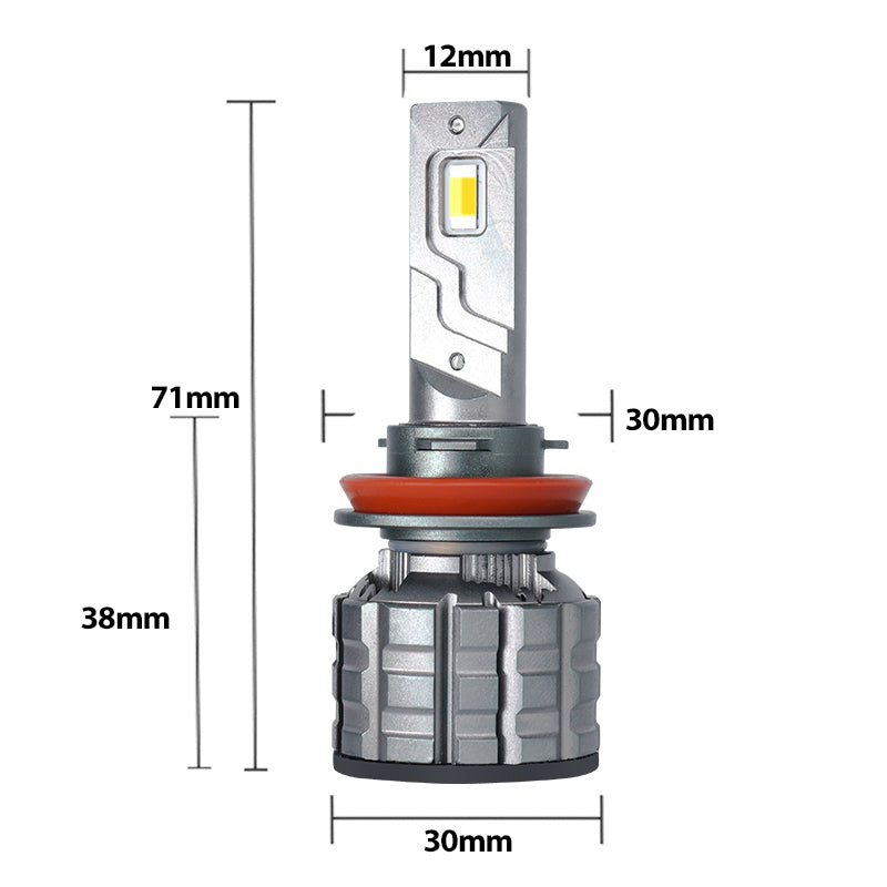 2022 new LED car headlight x7 adopts imported chip high h4 h11 9005 9006 led headlight