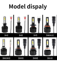 Load image into Gallery viewer, Carolyn H4  LED Headlight H1 H7 H8 H11 HB3 HB4 100W  Lights 4 Color Flash Auto Lamp Car Automobiles 12V 24V