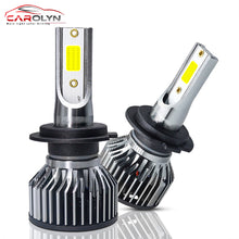 Load image into Gallery viewer, Carolyn cheap led headlight h4 h7 Super Bright COB csp canbus Auto Car Light HB4 9006mini HB3 9005 H11 high low beam c6 s2