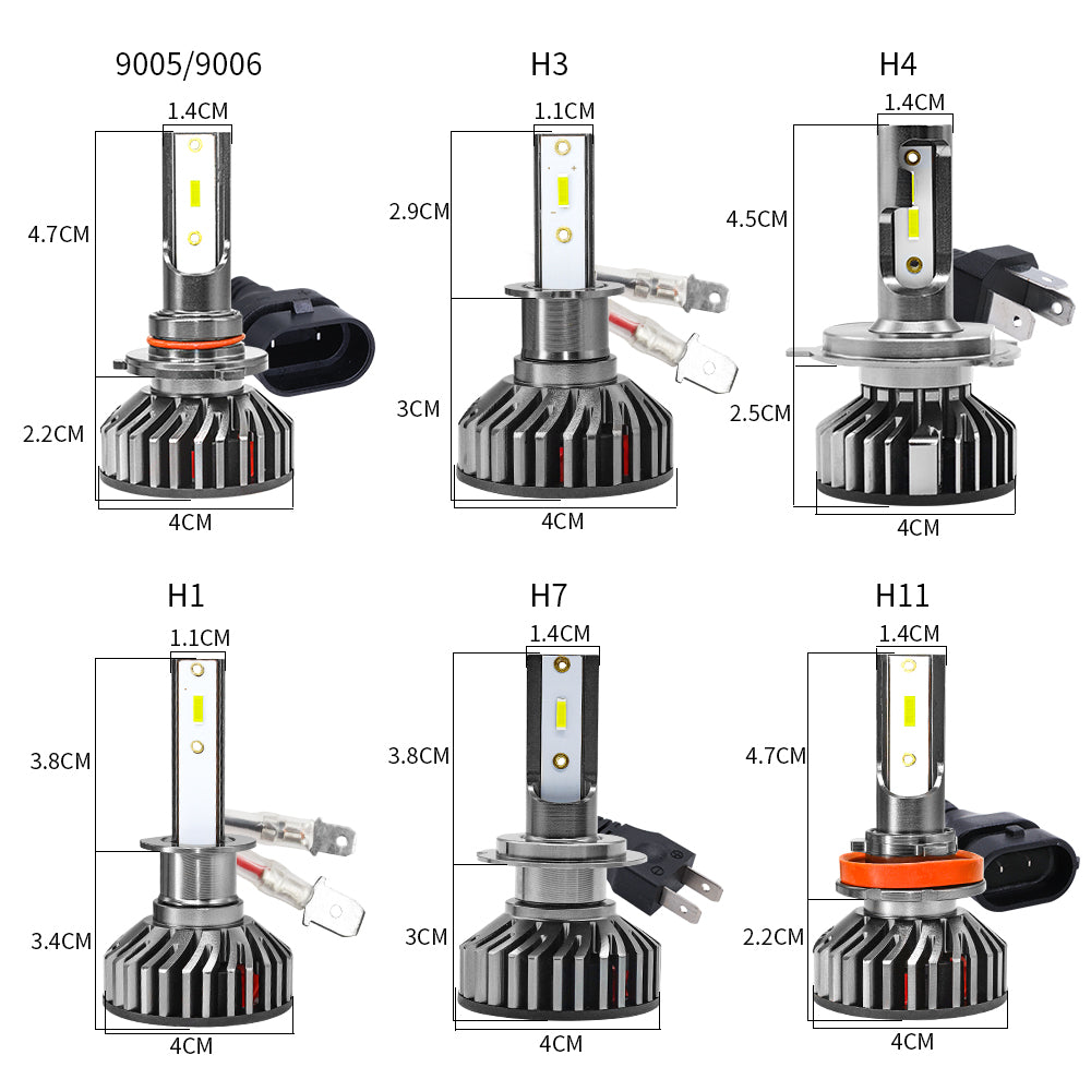 Carolyn High POWER F2 LED headlight H4 csp chip 26000lm 150w car led headbulb with Blast decoder canbus F2 low beam